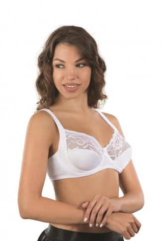 BEYAZ MI Emay 165 B Balenli Toparlayıcı Sütyen