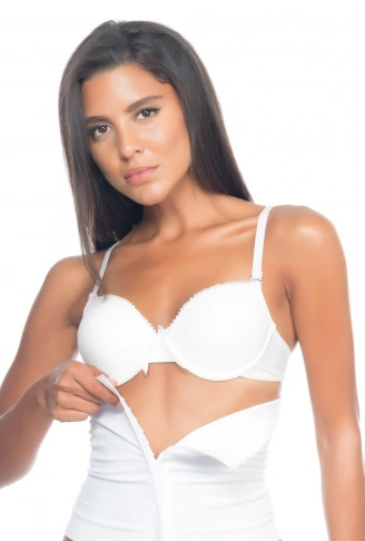 BEYAZ MI Emay 2026 Agraflı Korse