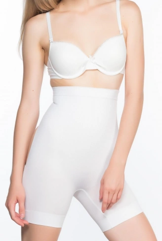 BEYAZ MI Emay 2032 Popo Açık Masajlı Boxer Korse
