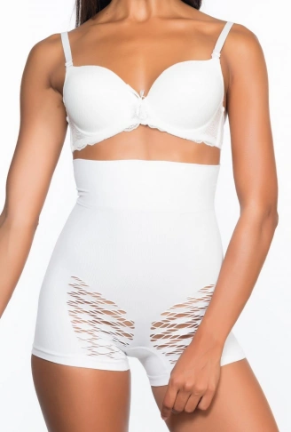BEYAZ MI Emay 2064 Popo Açık Fantezi Boxer Korse