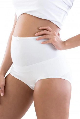 BEYAZ MI Emay 2810 Cotton Hamile Külot Korse