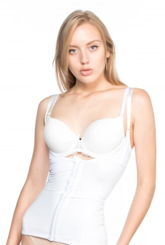 BEYAZ MI Emay 2875 Göğüs Altı Bel Ve Basen Toparlayıcı Korse