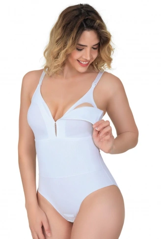 BEYAZ MI Emay 2944 Sırt Destekli Badi Emzirme Korse