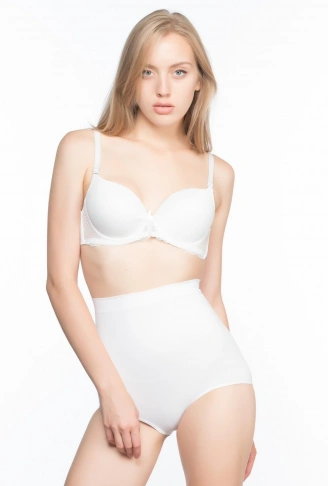 BEYAZ MI Emay 7024 Yüksek Bel Slip Korse