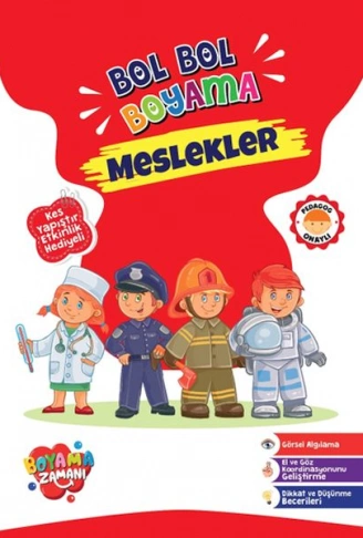 Kitap: Bol Bol Boyama - Meslekler