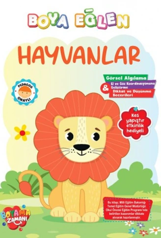 Kitap: Boya Eğlen - Hayvanlar