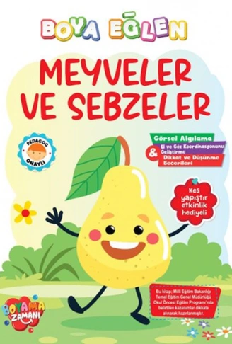 Kitap: Boya Eğlen - Meyveler veSebzeler