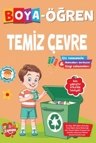 Kitap: Boya Öğren - Temiz Çevre