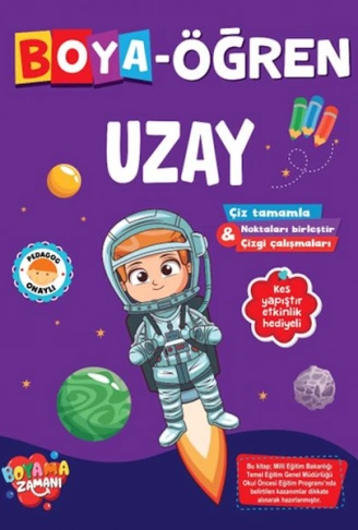 Kitap: Boya Öğren - Uzay