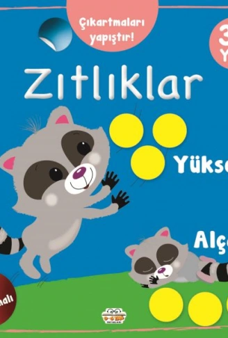 Kitap: Çıkartmaları Yapıştır-Zıtlıklar (Yüksek-Alçak)