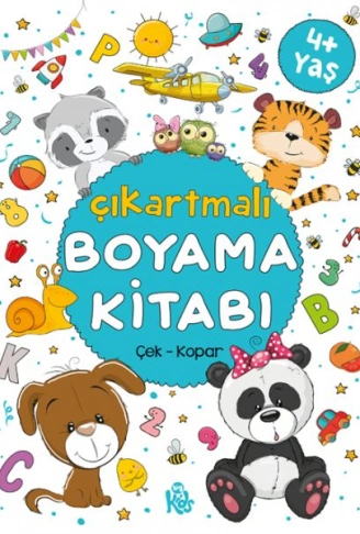 Kitap: Çıkartmalı Boyama Kitabı - 4 Yaş +