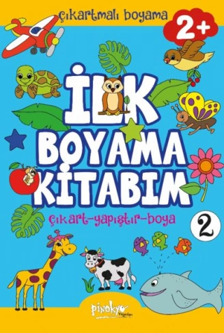 Kitap: Çıkartmalı İlk Boyama Kitabım 2+ Yaş-2