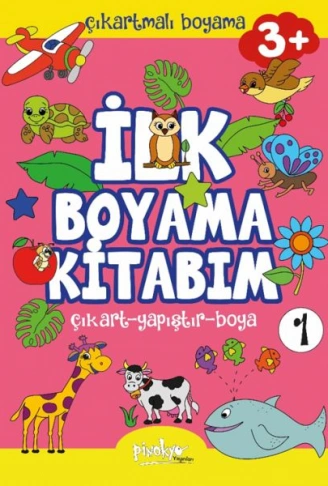 Kitap: Çıkartmalı İlk Boyama Kitabım 3+ Yaş-1
