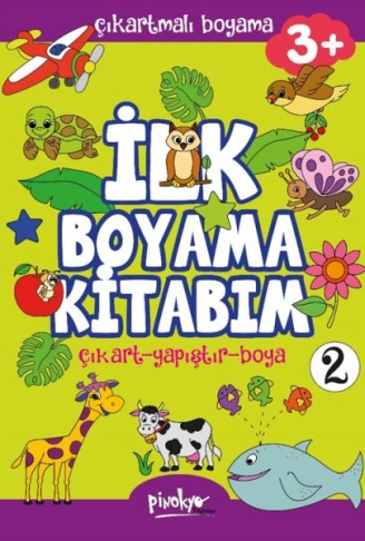 Kitap: Çıkartmalı İlk Boyama Kitabım 3+ Yaş-2