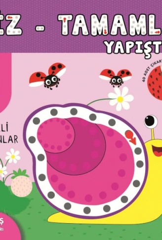 Kitap: Çiz-Tamamla-Yapıştır Neşeli Hayvanlar
