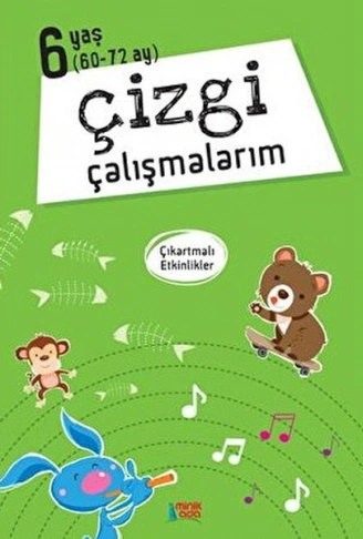 Kitap: Çizgi Çalışmalarım - 6 Yaş