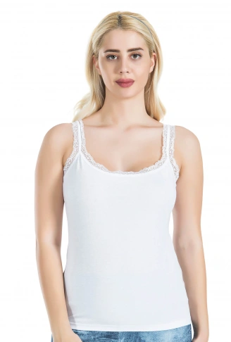 Derya Kurşun Dantelli Kadın Atlet 214