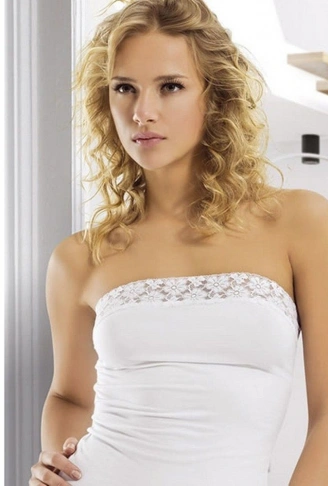 Derya Kurşun Dantelli Straplez Kadın Atlet 247