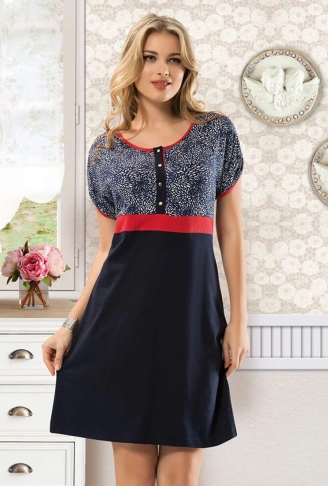 Derya Kurşun Düğmeli Kadın Tunik 927