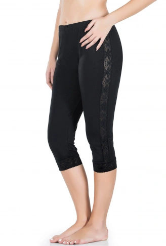 Derya Kurşun Şeritli Kısa Kadın Tayt 417