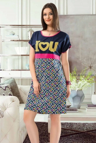 Derya Kurşun Yarım Kollu Kadın Tunik 950