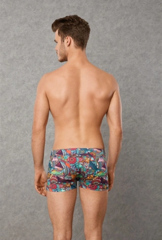 Doreanse Patchwork, Desenli Erkek Boxer 1807