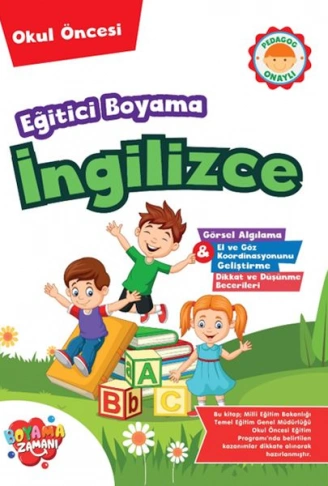 Kitap: Eğitici Boyama - İngilizce