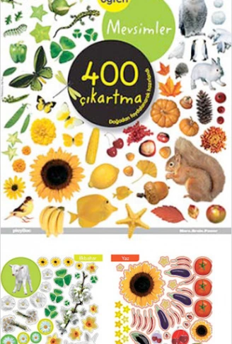 Kitap: Eğlen Öğren - Mevsimler 400 Çıkartma