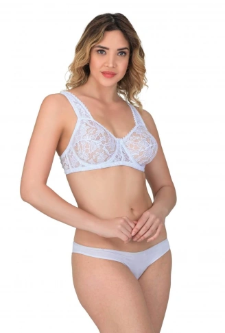 EKRU MI Emay 178 C Balenli Dantelli Sütyen