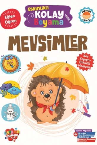 Kitap: Etkinlikli Kolay Boyama -Mevsimler