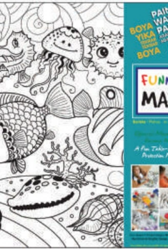 Kitap: Funny Mat - Balıklar 33,5x48cm