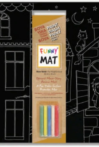 Kitap: Funny Mat - Bizim Sokak 40x40cm