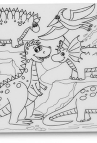 Kitap: Funny Mat - Dinozor - 25,0 x 35,0