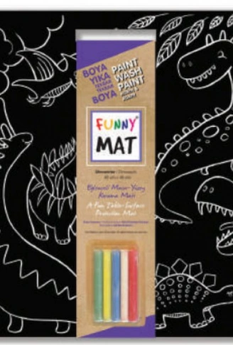 Kitap: Funny Mat - Dinozorlar 40x40cm