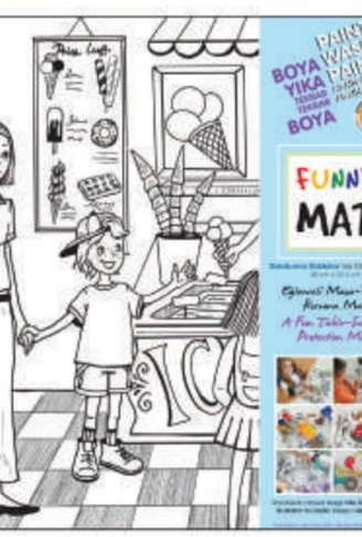 Kitap: Funny Mat - Dondurma Dükkânı 33,5x48cm