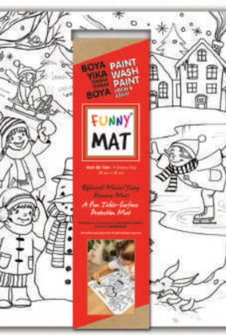 Kitap: Funny Mat - Karlı Bir Gün 40x40cm