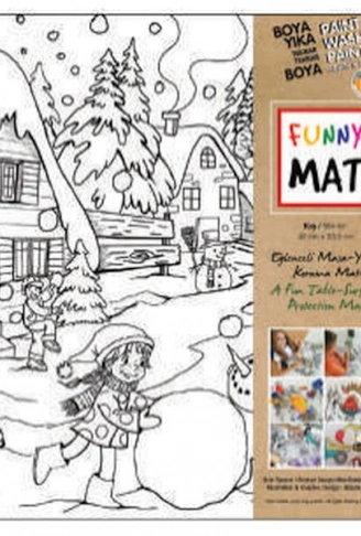 Kitap: Funny Mat - Kış 33,5 X 48 Cm