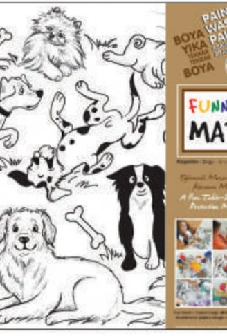 Kitap: Funny Mat - Köpekler 33,5x48cm