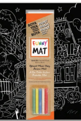 Kitap: Funny Mat - Korku Evi 40x40cm