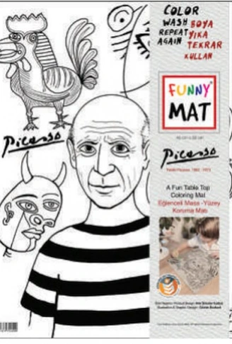 Kitap: Funny Mat - Pablo Pıcasso 30 X 40 Cm