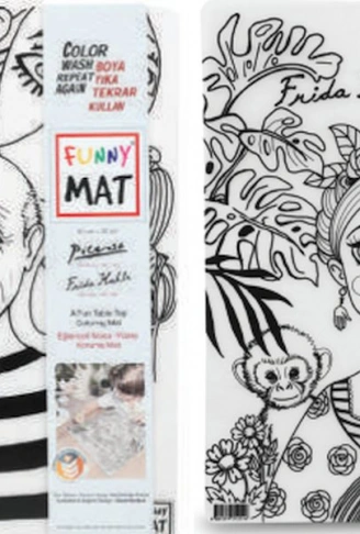Kitap: Funny Mat - Pablo Pıcasso Ve Frıda Kahlo 25 X 35 Cm