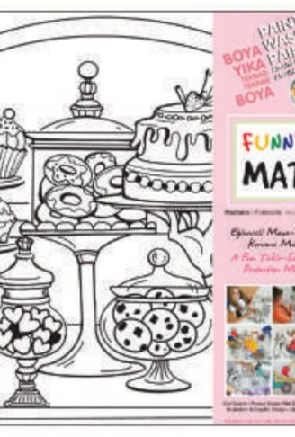 Kitap: Funny Mat - Pastane 33,5x48cm