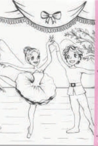 Kitap: Funny Mat - Prens İle Prenses Ve Dansçılar 33,5 x 48 cm