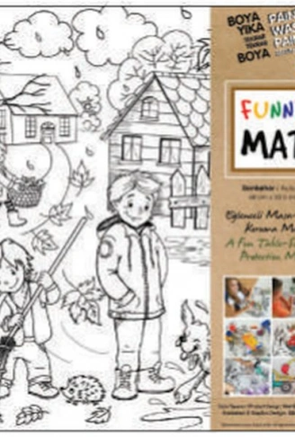 Kitap: Funny Mat - Sonbahar 33,5 X 48 Cm