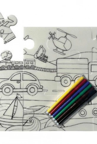 Kitap: Funny Mat - Taşıtlar 30 X 40 Cm