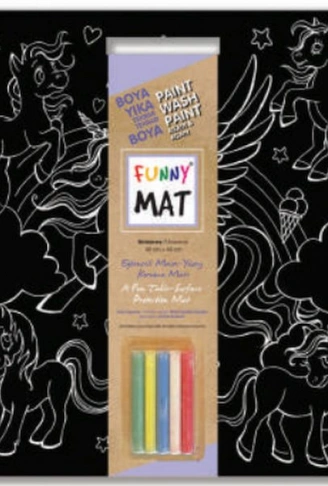 Kitap: Funny Mat - Unıcorn 40x40cm