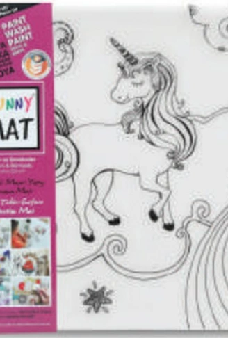 Kitap: Funny Mat - Unıcorn Ve Deniz Kızı 6Lı Kalem Hediyeli 30 x 40 cm