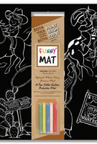 Kitap: Funny Mat - Vahşi Batı 40x40cm