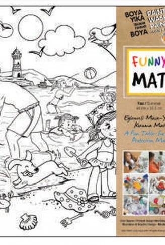 Kitap: Funny Mat - Yaz 33,5 X 48 Cm