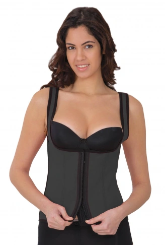 GRİ MI 9173 Agraflı Göğsü Açık Atlet Korse